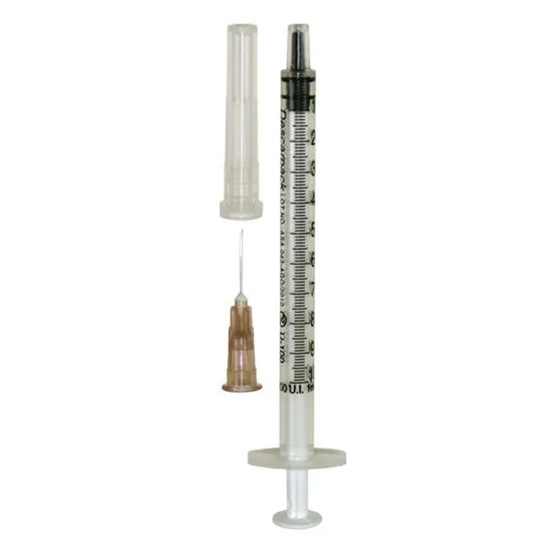 Seringa de Insulina Descarpack 1ml Agulha 13x0,45mm 100 Unidades