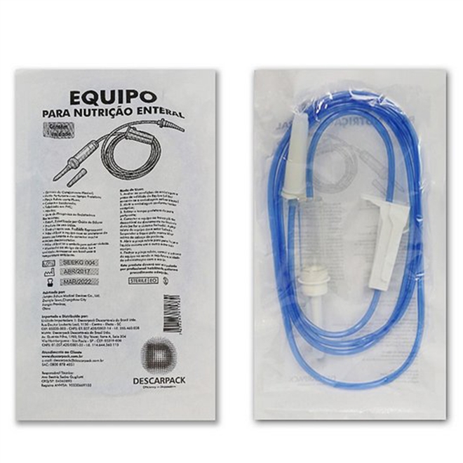 Equipo Para Nutrição Enteral Slip Descarpack 
