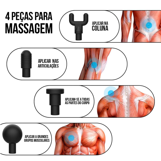 Massageador Fascial Gun LE-320