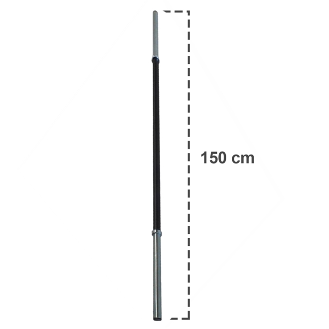 Barra Reta Tubular Zstorm 150cm Sem Presilha