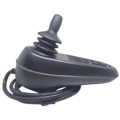 Joystick Completo VR2 para Cadeira de Rodas Motorizada Ortobras Conexão Cinza