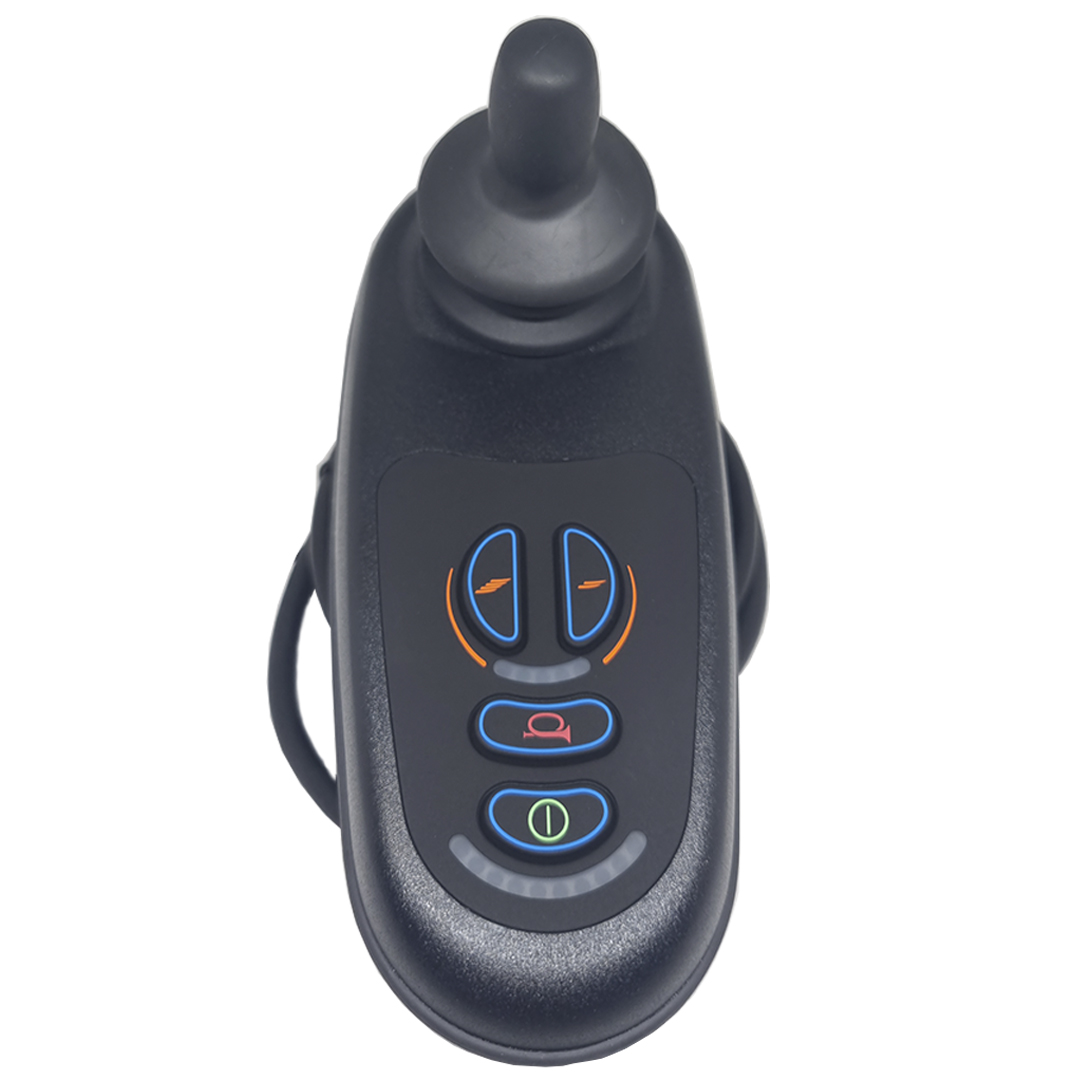 Joystick Completo VR2 para Cadeira de Rodas Motorizada Ottobock Conexão Cinza