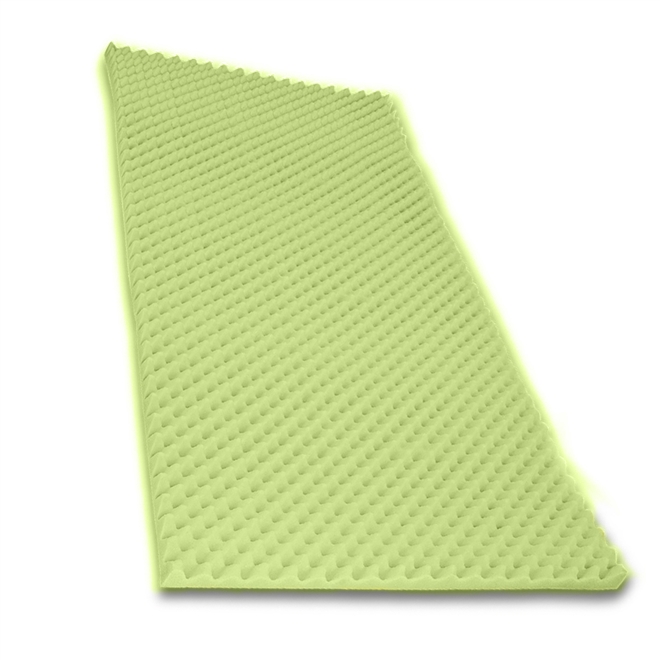 Colchão Piramidal Luck Stress D28 185x135x04cm Verde
