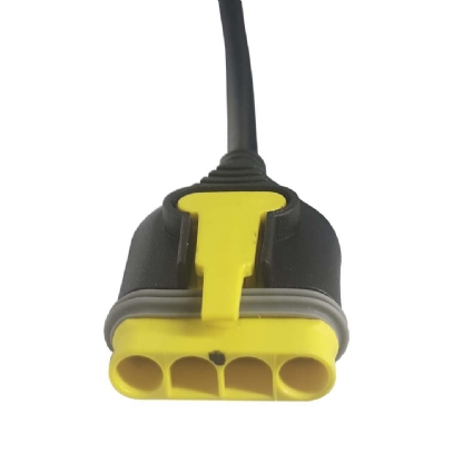Joystick Completo VR2 para Cadeira de Rodas Motorizada Ortobras Conexão Amarelo