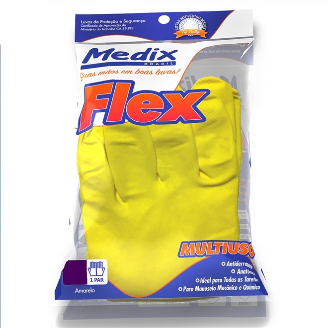 Luva de Limpeza P Par Medix Kit 10 Und