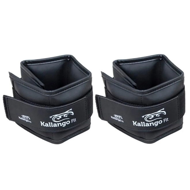 Caneleira Kallango Profissional Emborrachada Preta 3kg Par