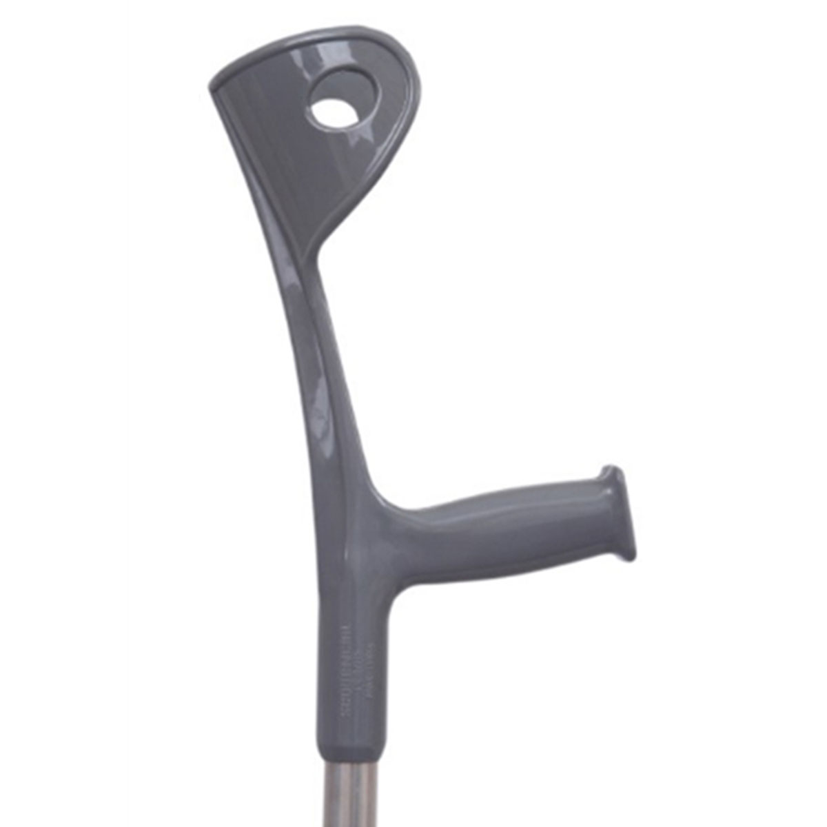 Muleta Canadense Sequencial Fixa Premium 150kg Ponteira 7/8 Par Cinza