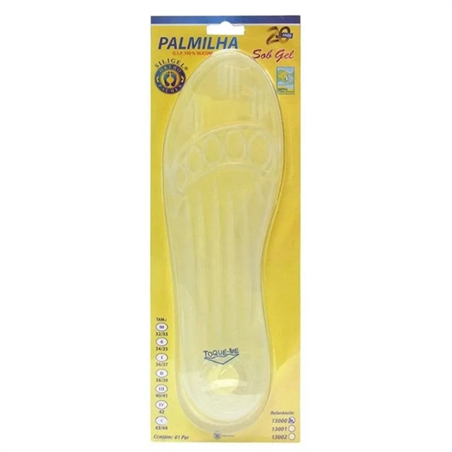 Palmilha Sob Gel Ortho Pauher 13000