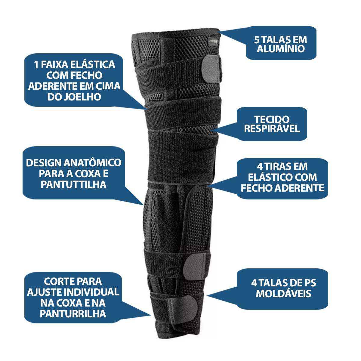 Imobilizador de Joelho Hidrolight Estreito Comfort Air