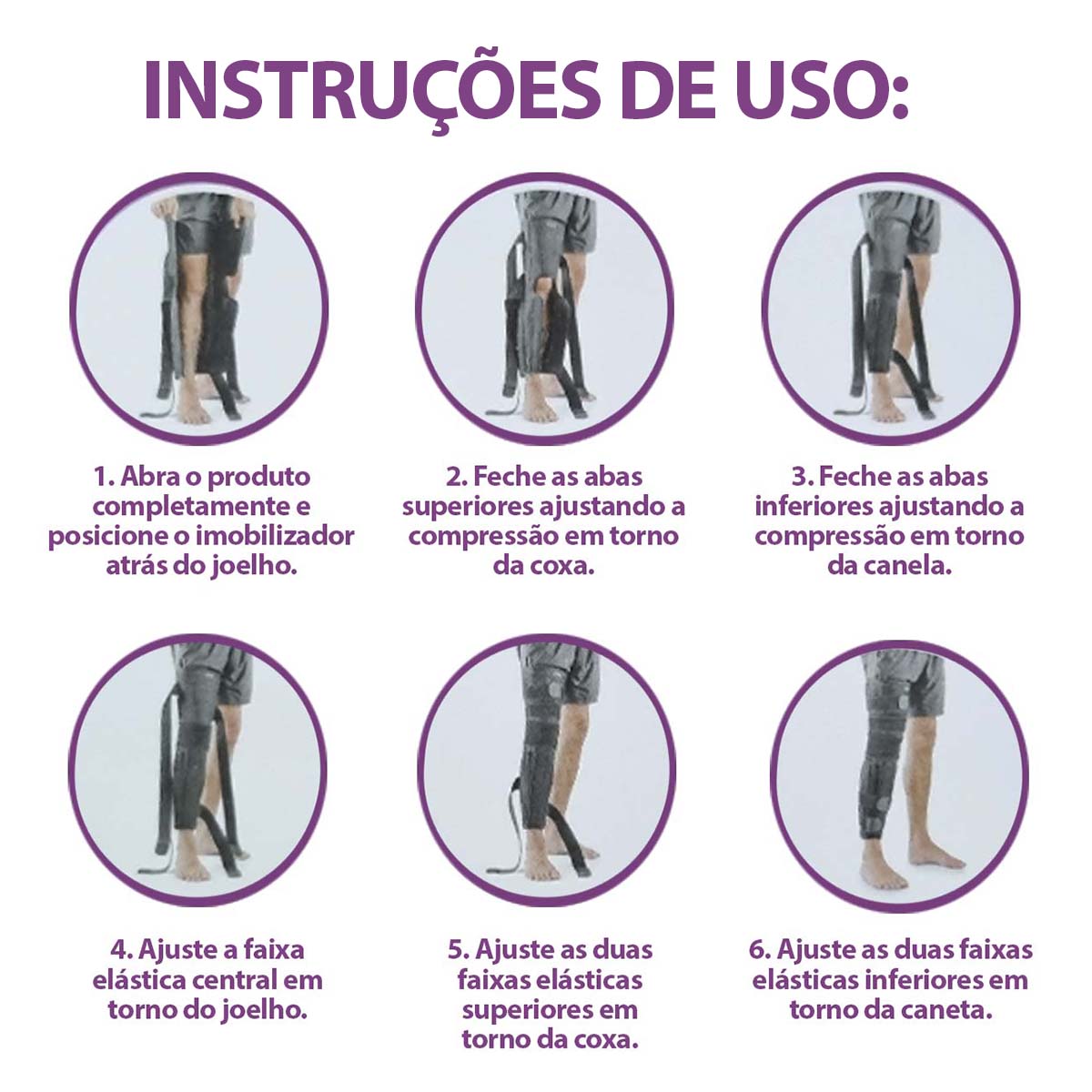 Imobilizador de Joelho Hidrolight Estreito Comfort Air