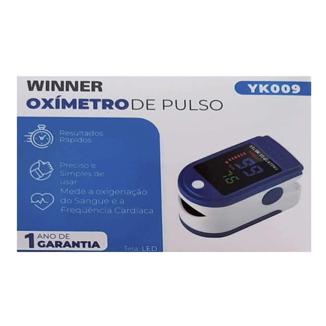 Oxímetro de Dedo Portátil Led Winner