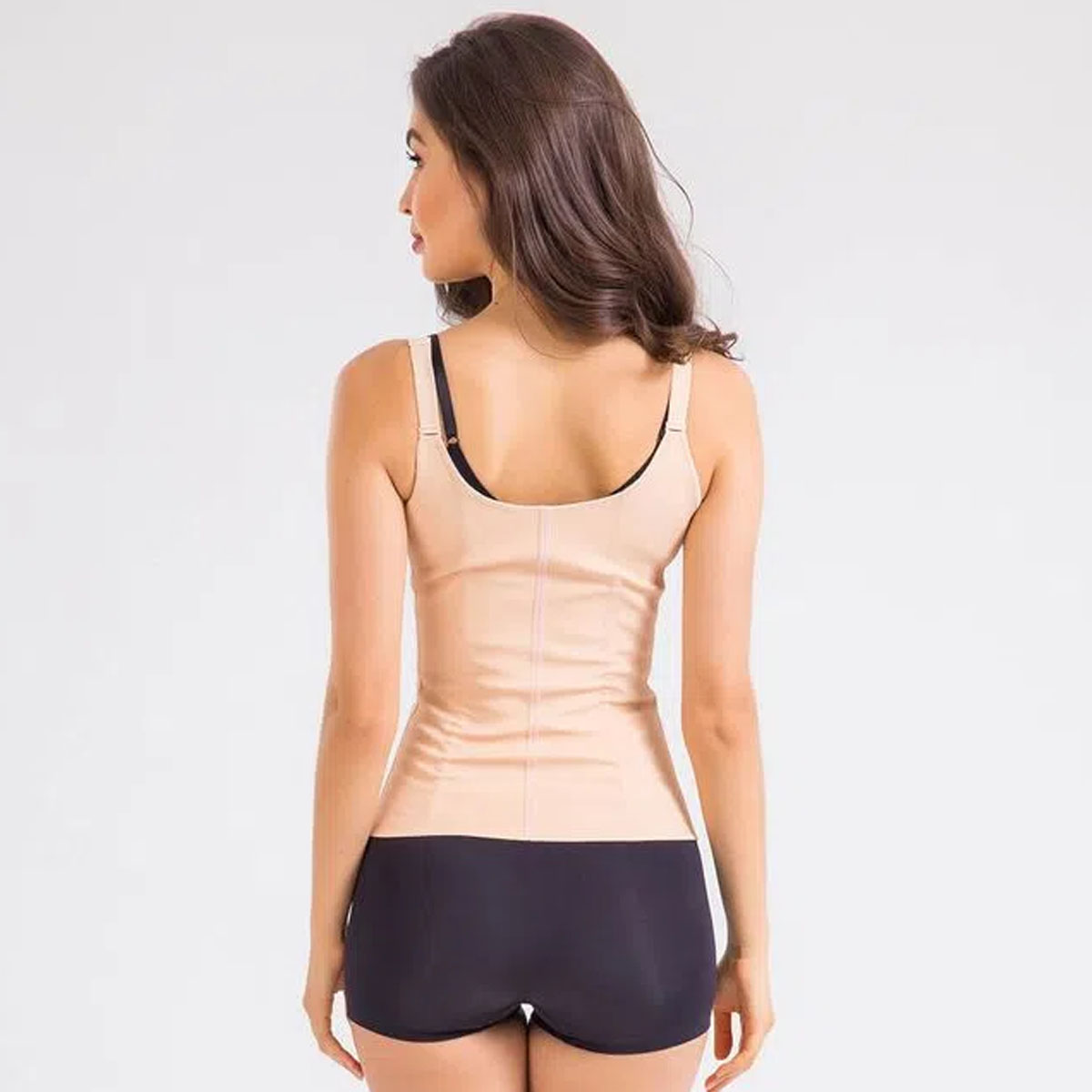 Modelador Corselet Body Shaper Bege 458