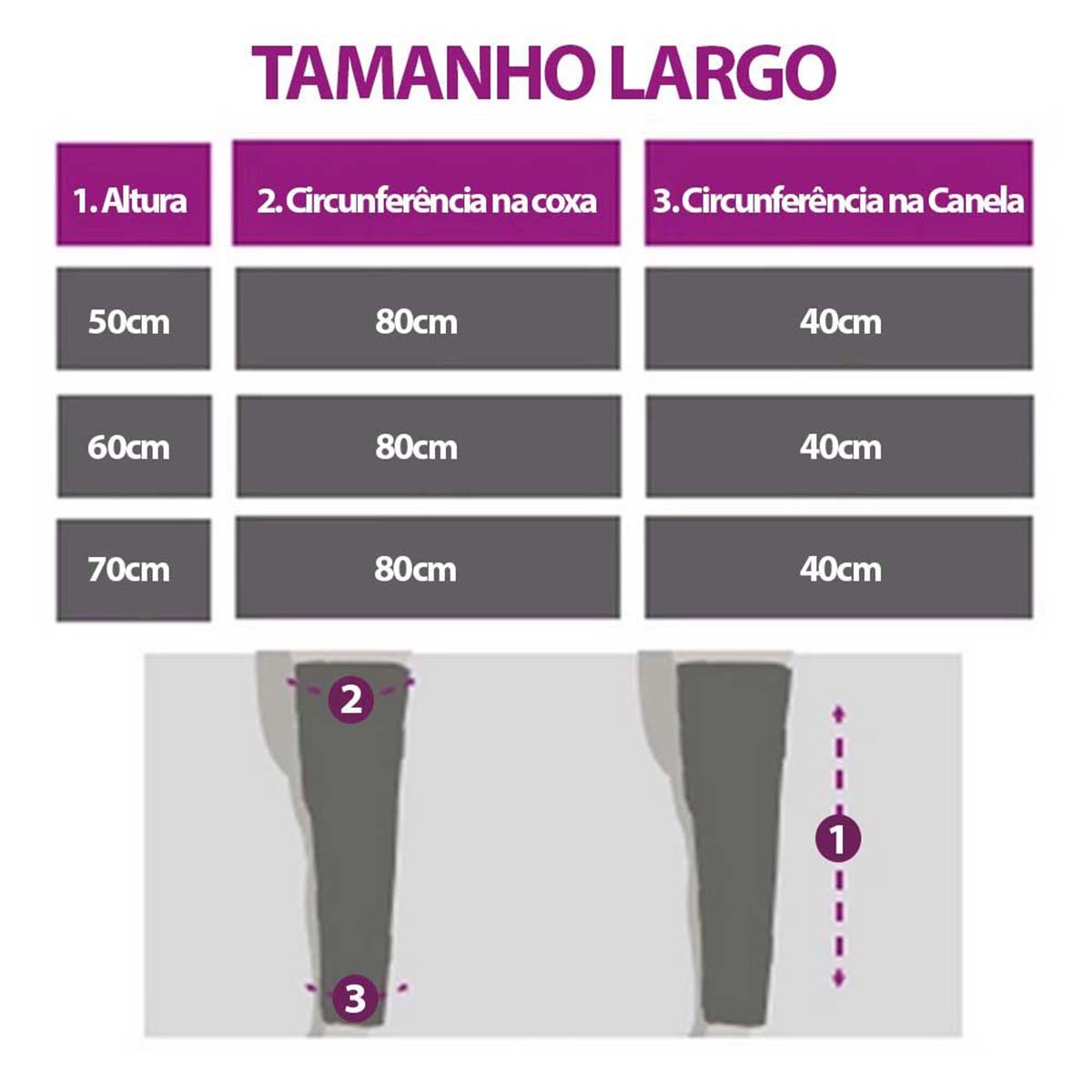 Imobilizador de Joelho Hidrolight Largo Comfort Air