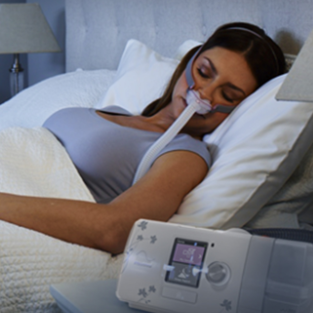 CPAP Automático Airsense S10 for Her Com Umidificador ResMed Para Ela