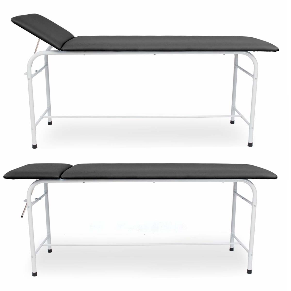 Maca Tubular Com Cabeceira Regulável Preto Arktus