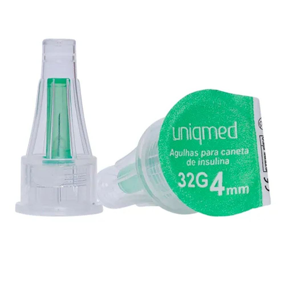 Agulhas Caneta de Insulina Uniqmed 4MM 32G 7un