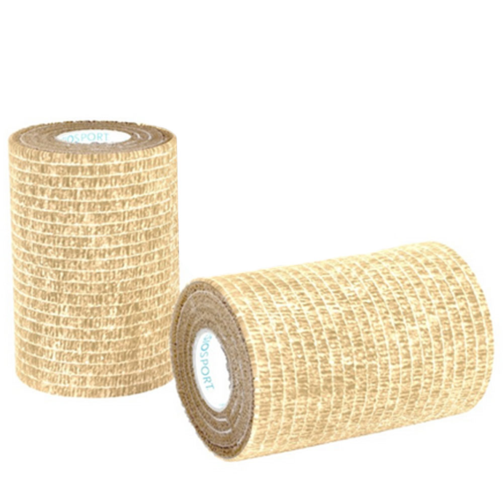 Atadura Elastica Autoaderente KinesioSport 7,5cm x 4,5m Bege