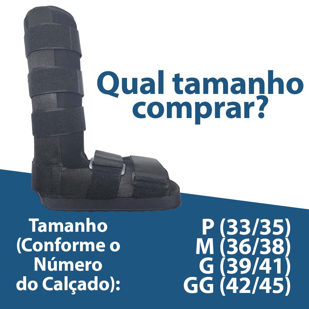 Bota Imobilizadora Longa MedicalFeet MF-002
