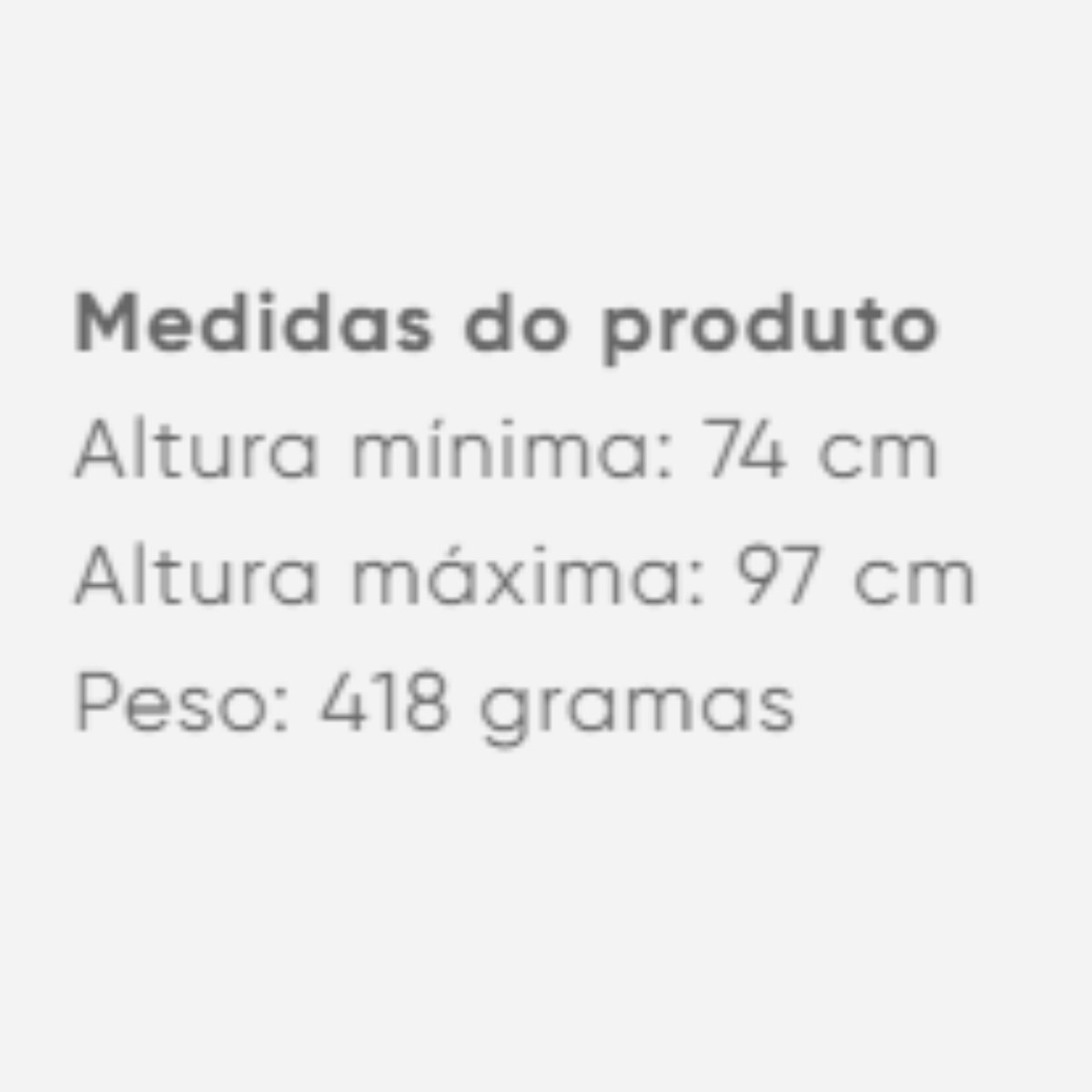 Bengala Fixa com Apoio Mercur