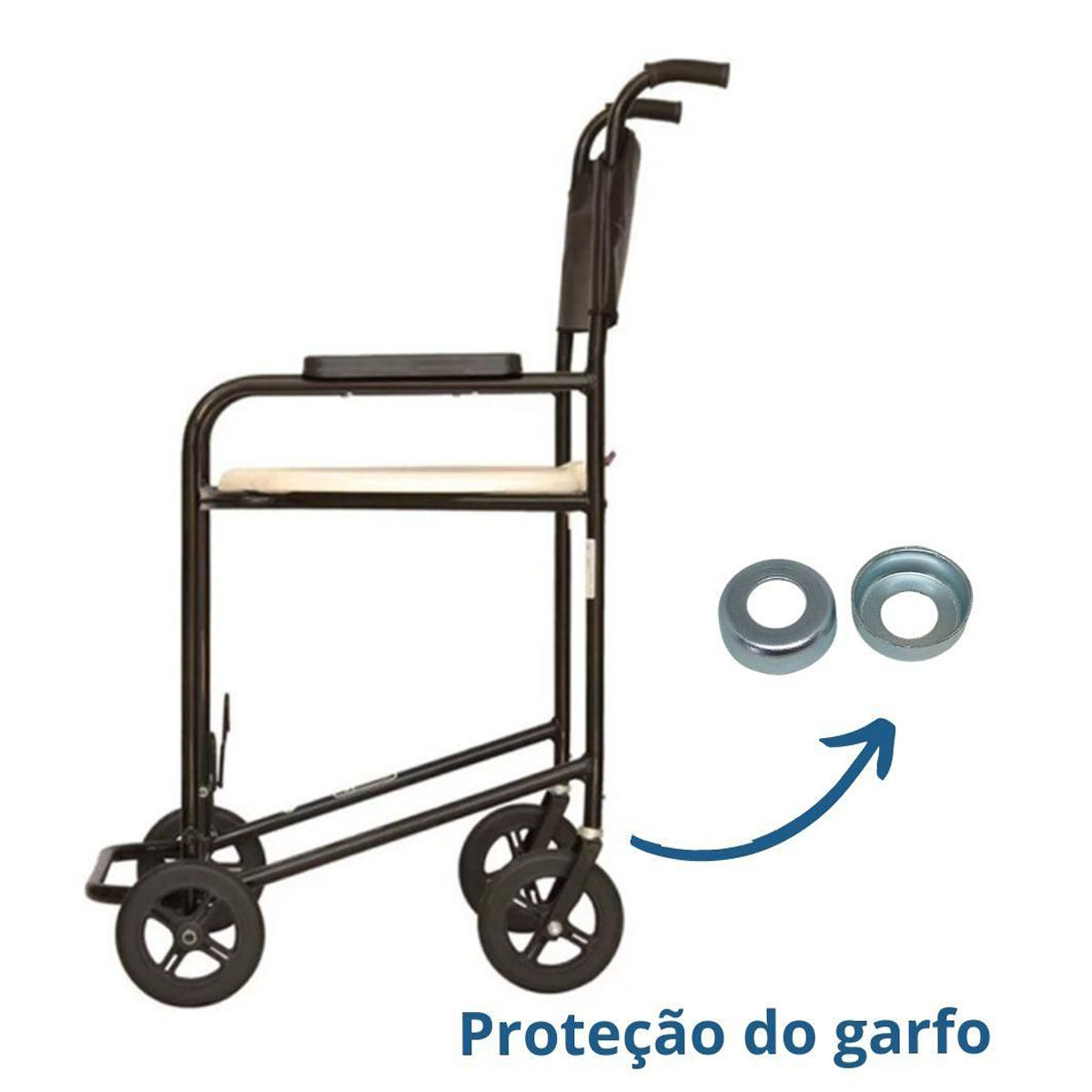 Chapinha Zincada Garfo Cadeira de Roda Prolife