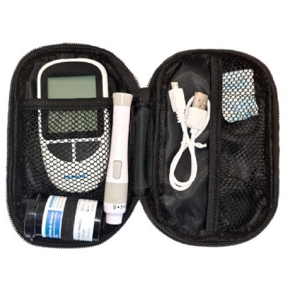 Kit Medidor de Glicose Bioland Cabo USB 125 Tiras de Teste
