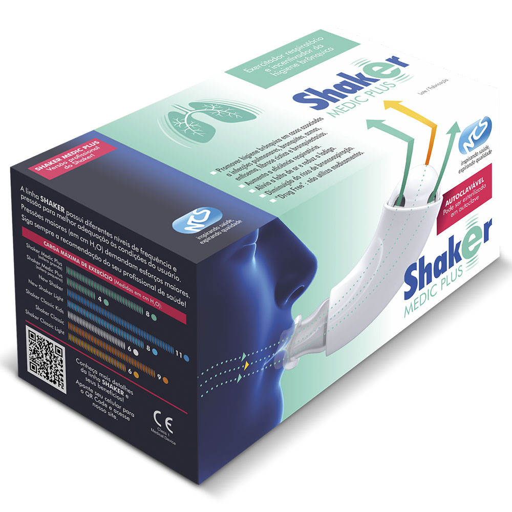 Shaker Incentivador Respiratório Medic Plus Ncs
