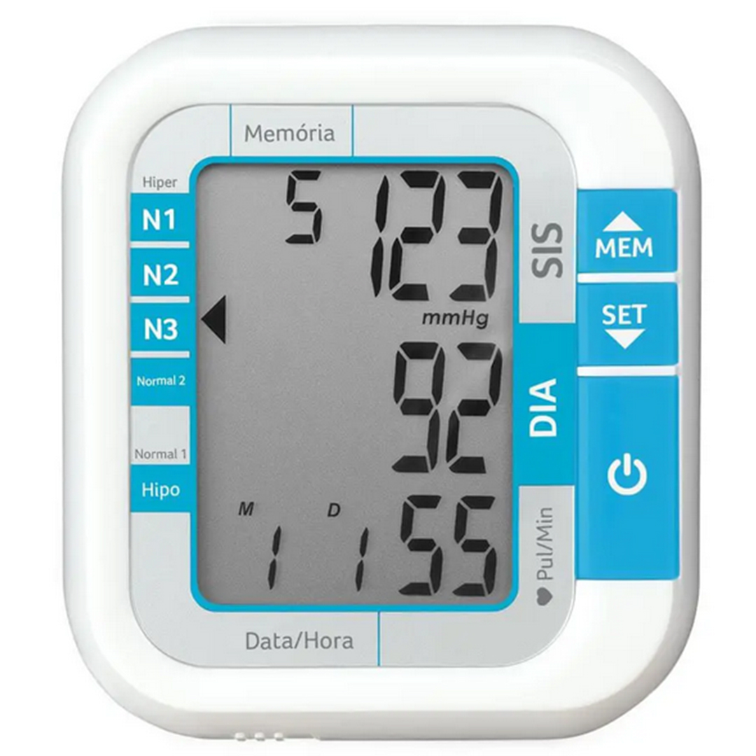 Aparelho De Pressão Monitor de Pulso Digital Automático Multilaser