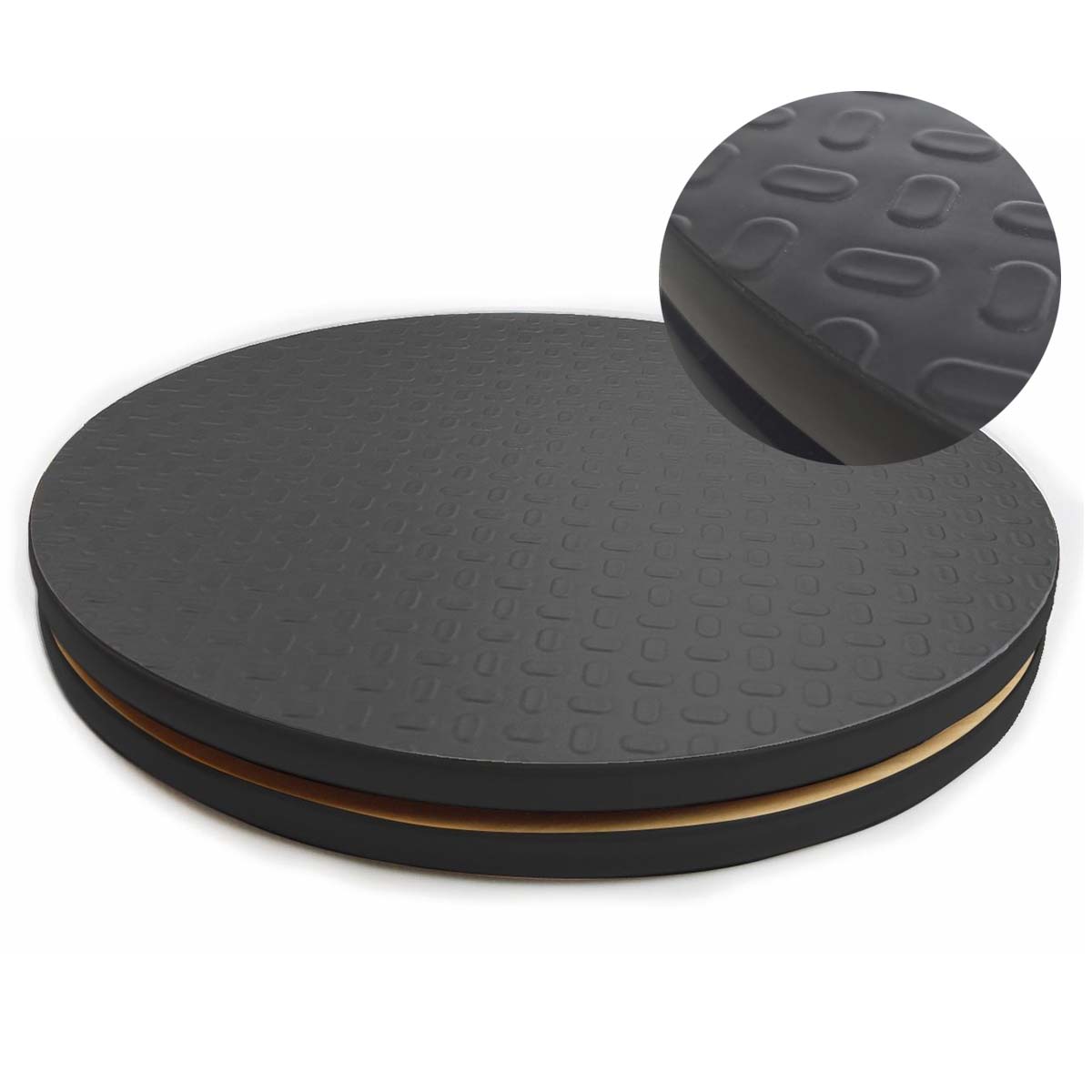 Disco de Rotação Exercitador de Quadril 39cm Preto Arktus 