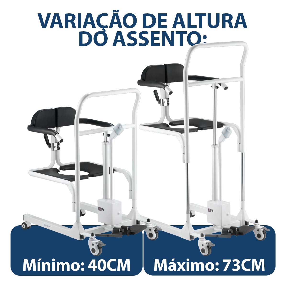 Cadeira de Transferência Eletrica Dellamed D80 Mostruário