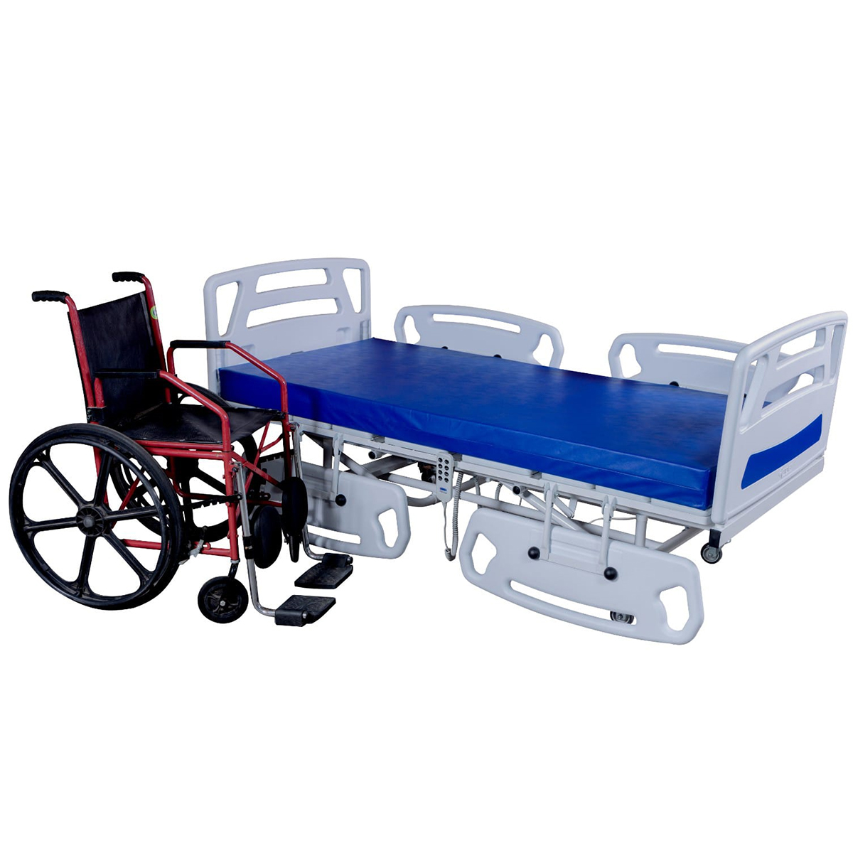 Cama Hospitalar Fawler Elétrica 5 Movimentos com Elevação 160kg MR434