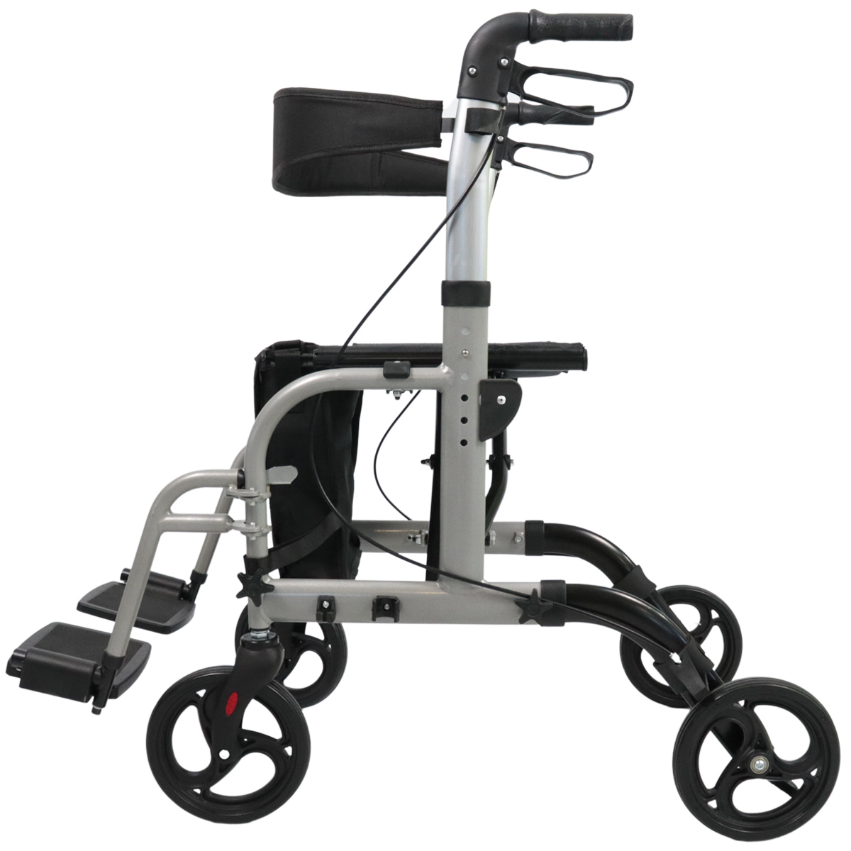 Andador Cadeira Aluminio Dobravel Até 135kg D15 Dellamed