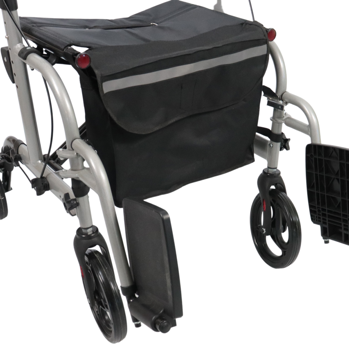 Andador Cadeira Aluminio Dobravel Até 135kg D15 Dellamed