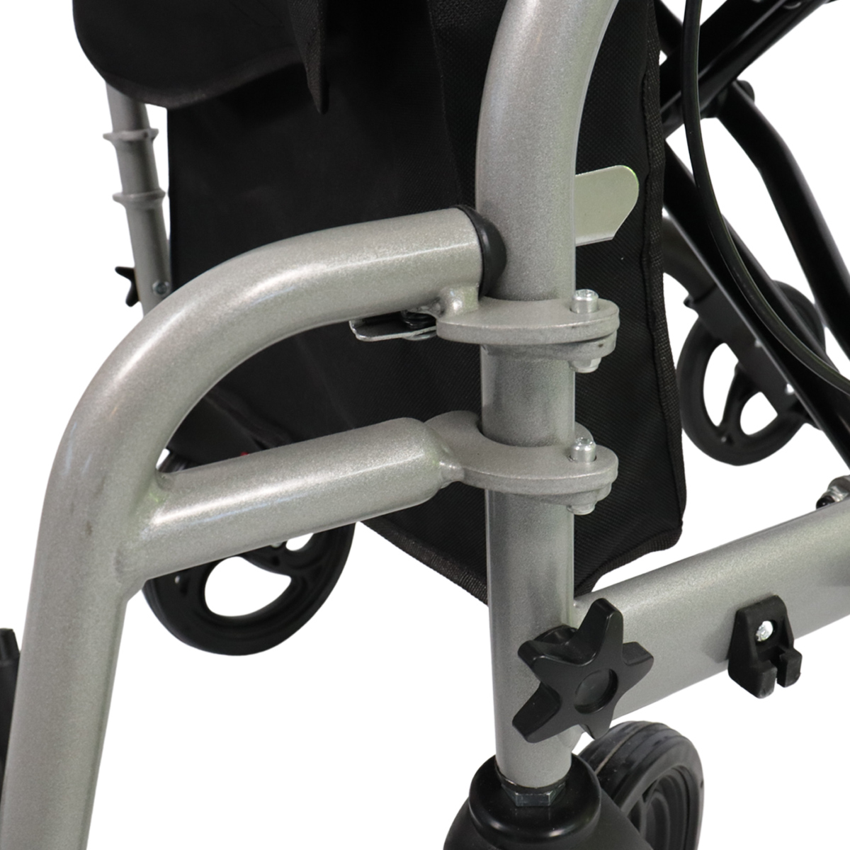 Andador Cadeira Aluminio Dobravel Até 135kg D15 Dellamed
