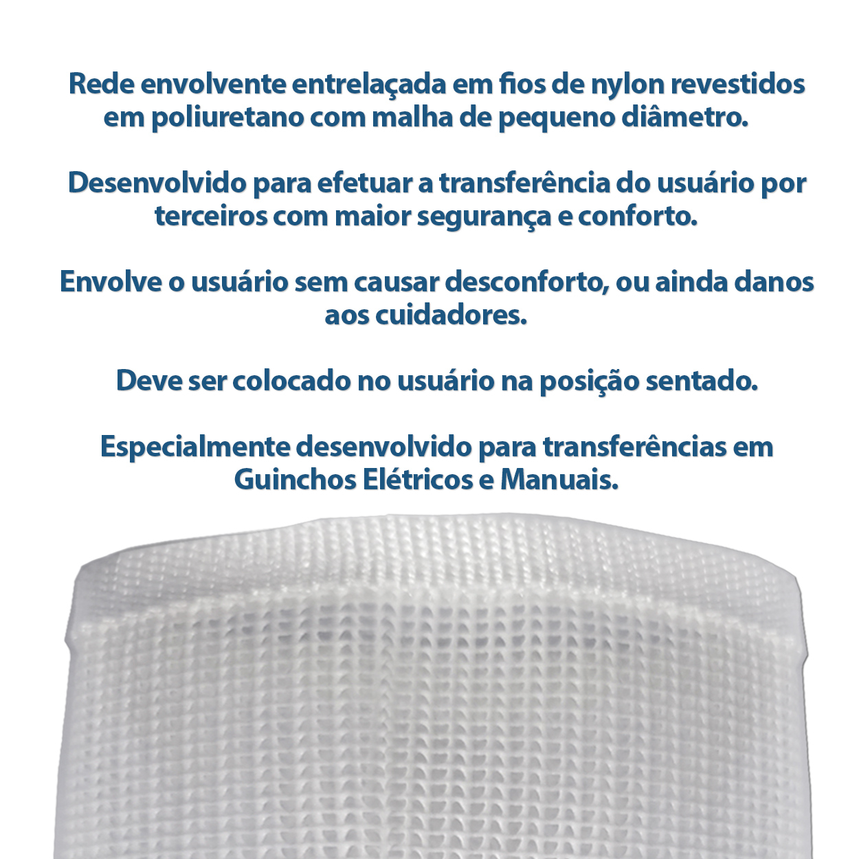 Cesto Guincho Para Banho de Selete Freedom Tam M 130KG