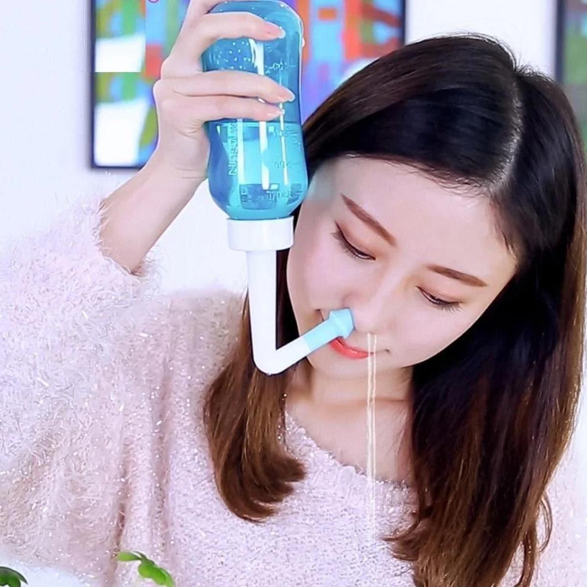 Lavagem Nasal Infantil e Adulto Limpador Higienizador 300mL 