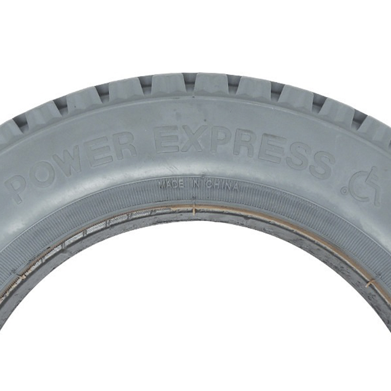 Pneu Cadeira de Rodas 12 1/2 X 2 1/4 Maciço Anti Furo Power Express Primo