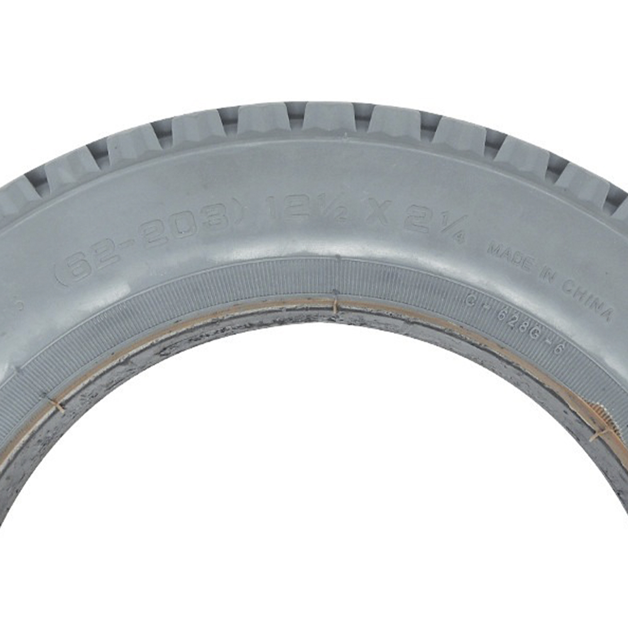 Pneu Cadeira de Rodas 12 1/2 X 2 1/4 Maciço Anti Furo Power Express Primo