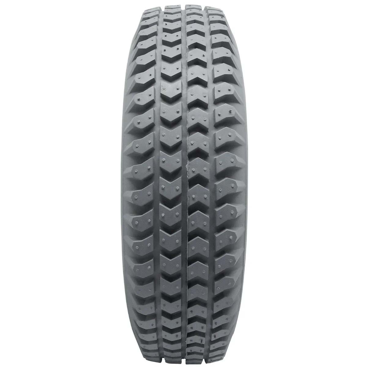 Pneu Cadeira de Rodas Traseiro Wd 3.00-8 Cinza com Câmara Par