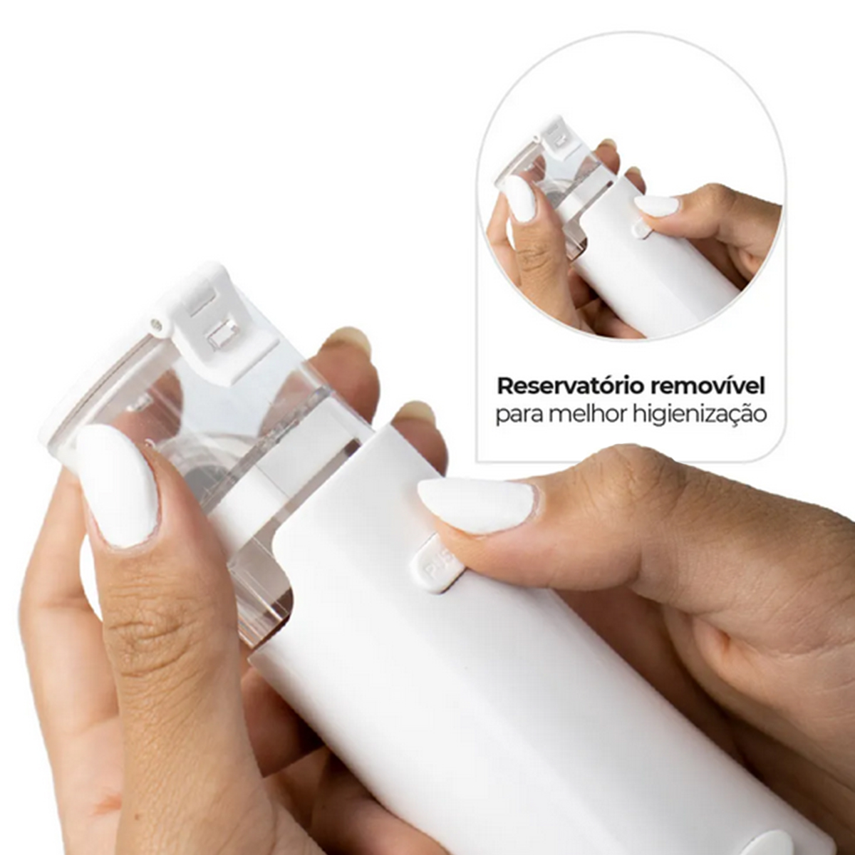 Inalador Nebulizador Mesh Portátil Sem Fio Dellamed