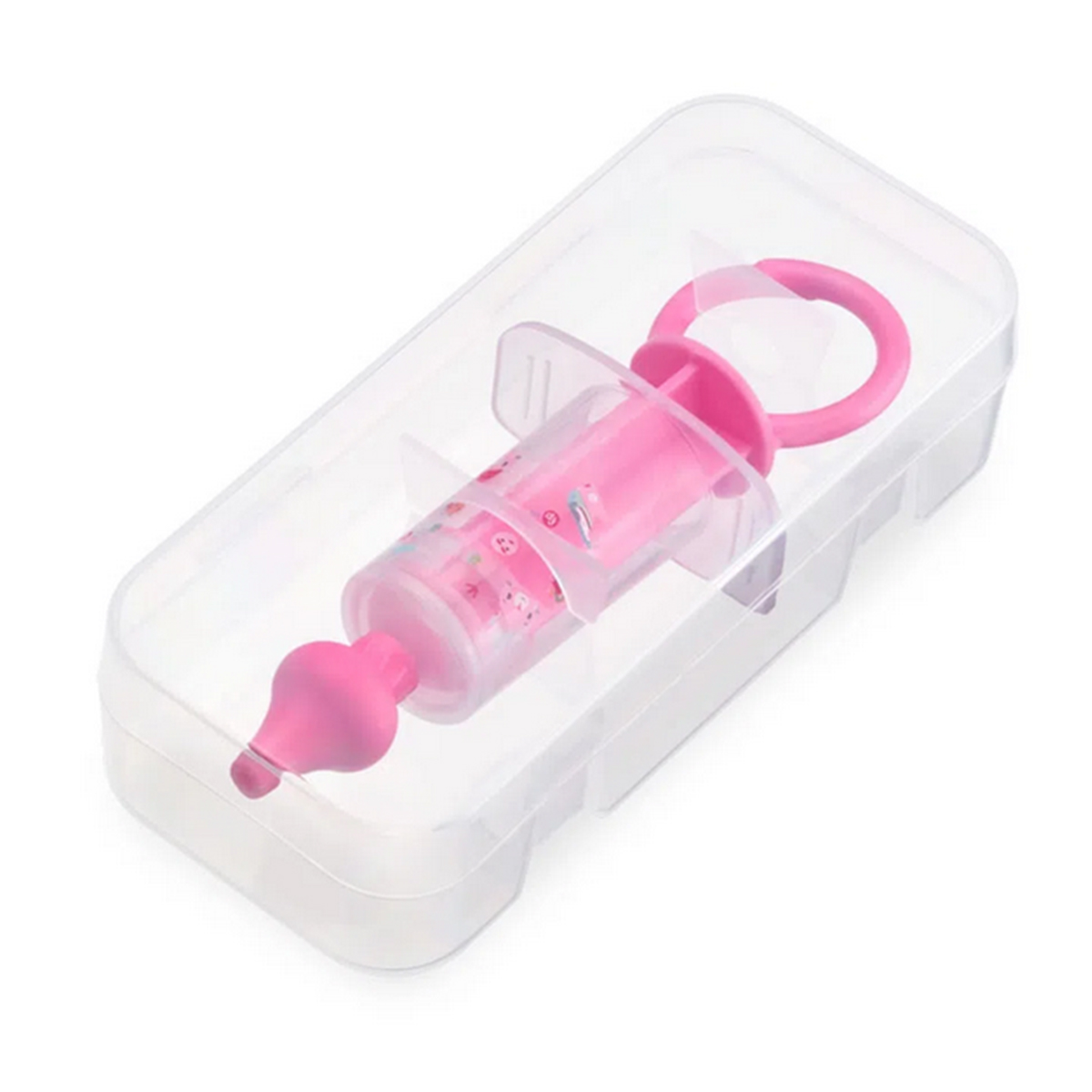Seringa Lavagem Higienizadora Nasal Infantil Fisher Price Coelho Rosa