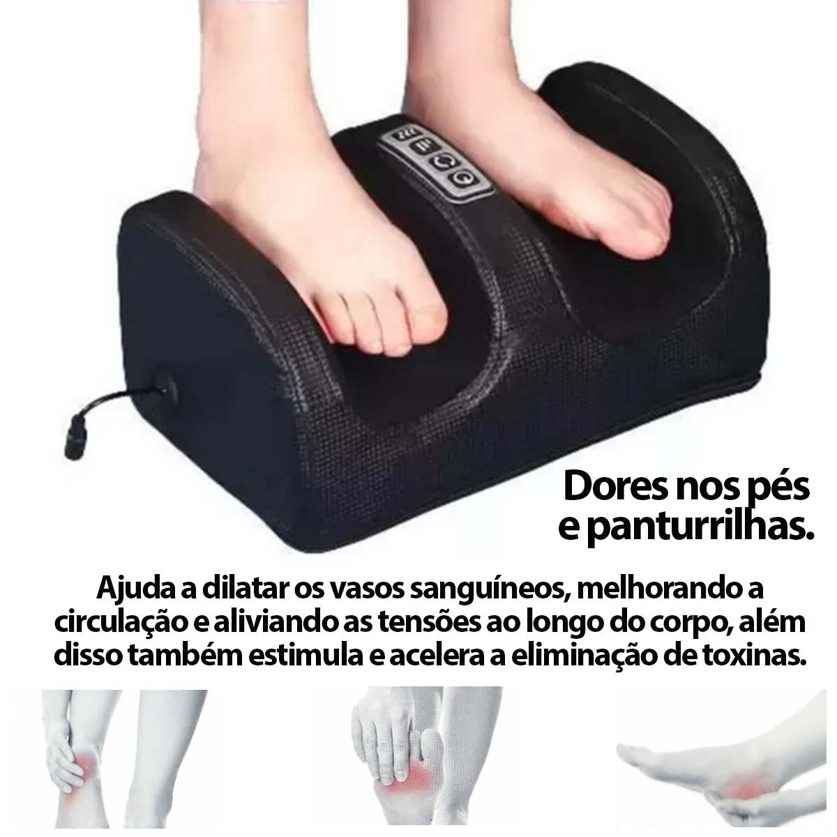 Massageador Shiatsu para os Pés Shiafoot Massager Bivolt
