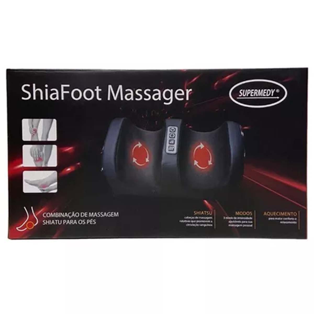 Massageador Shiatsu para os Pés Shiafoot Massager Bivolt