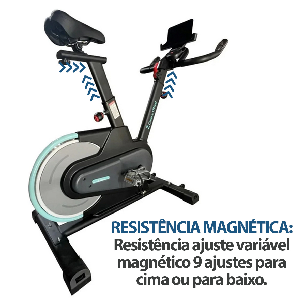 Bicicleta Bike Spinning Magnética ZC300 Preta Oneal