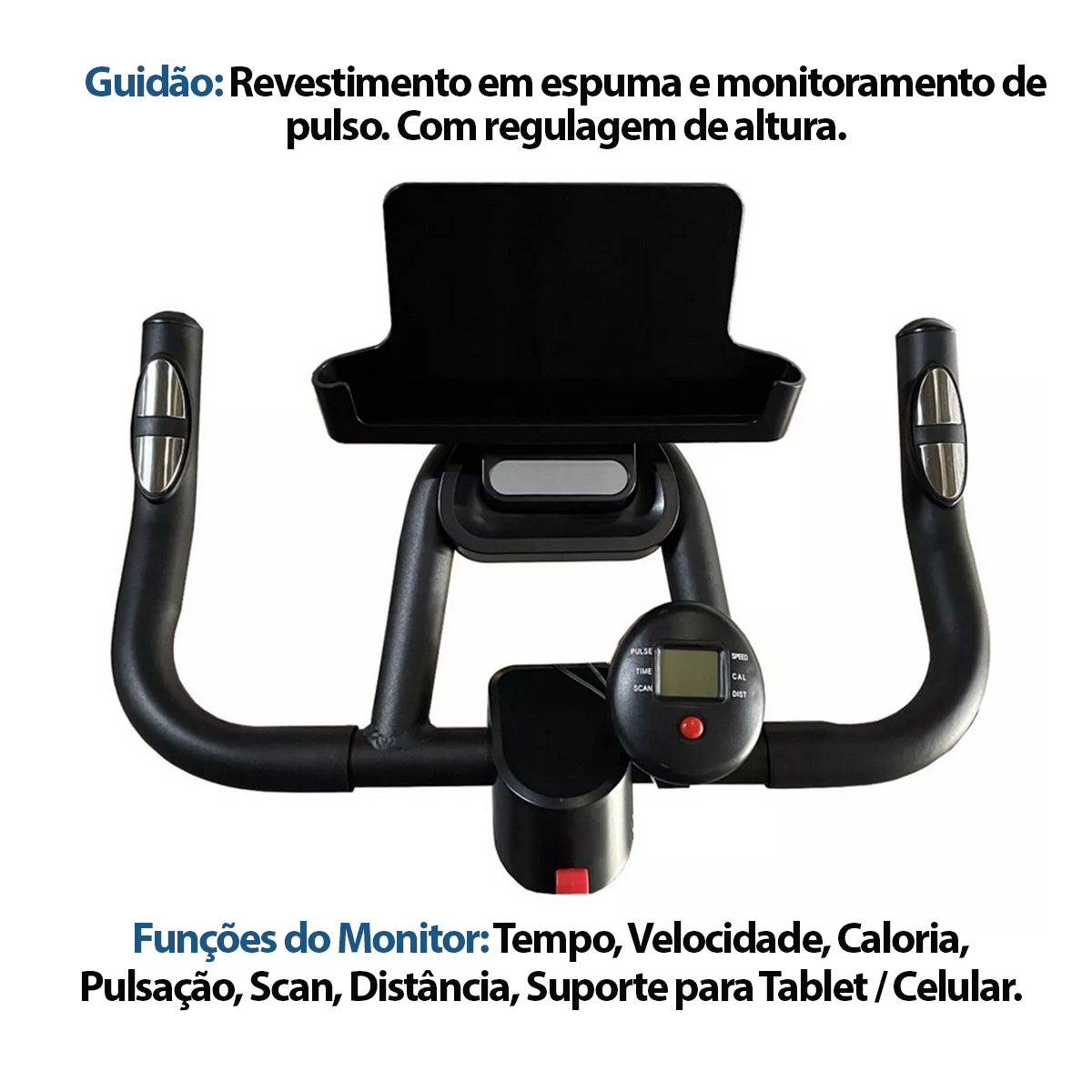 Bicicleta Bike Spinning Magnética ZC300 Preta Oneal