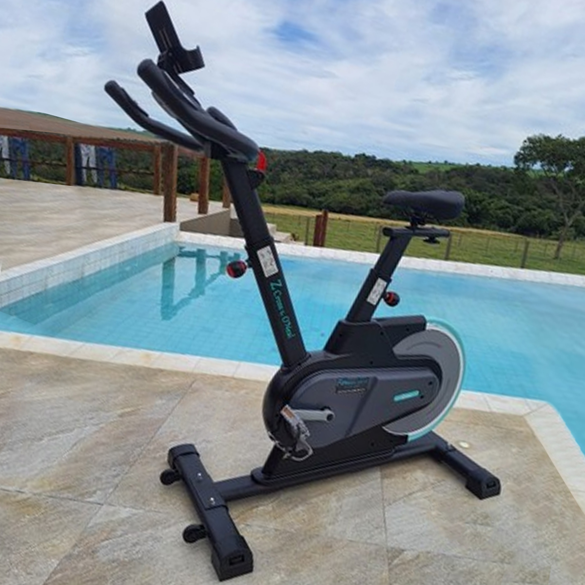 Bicicleta Bike Spinning Magnética ZC300 Preta Oneal