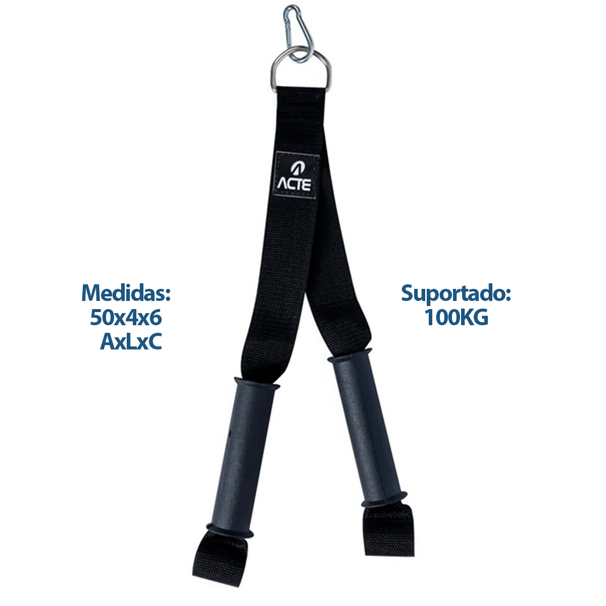Puxador de Triceps com Manopla Acte