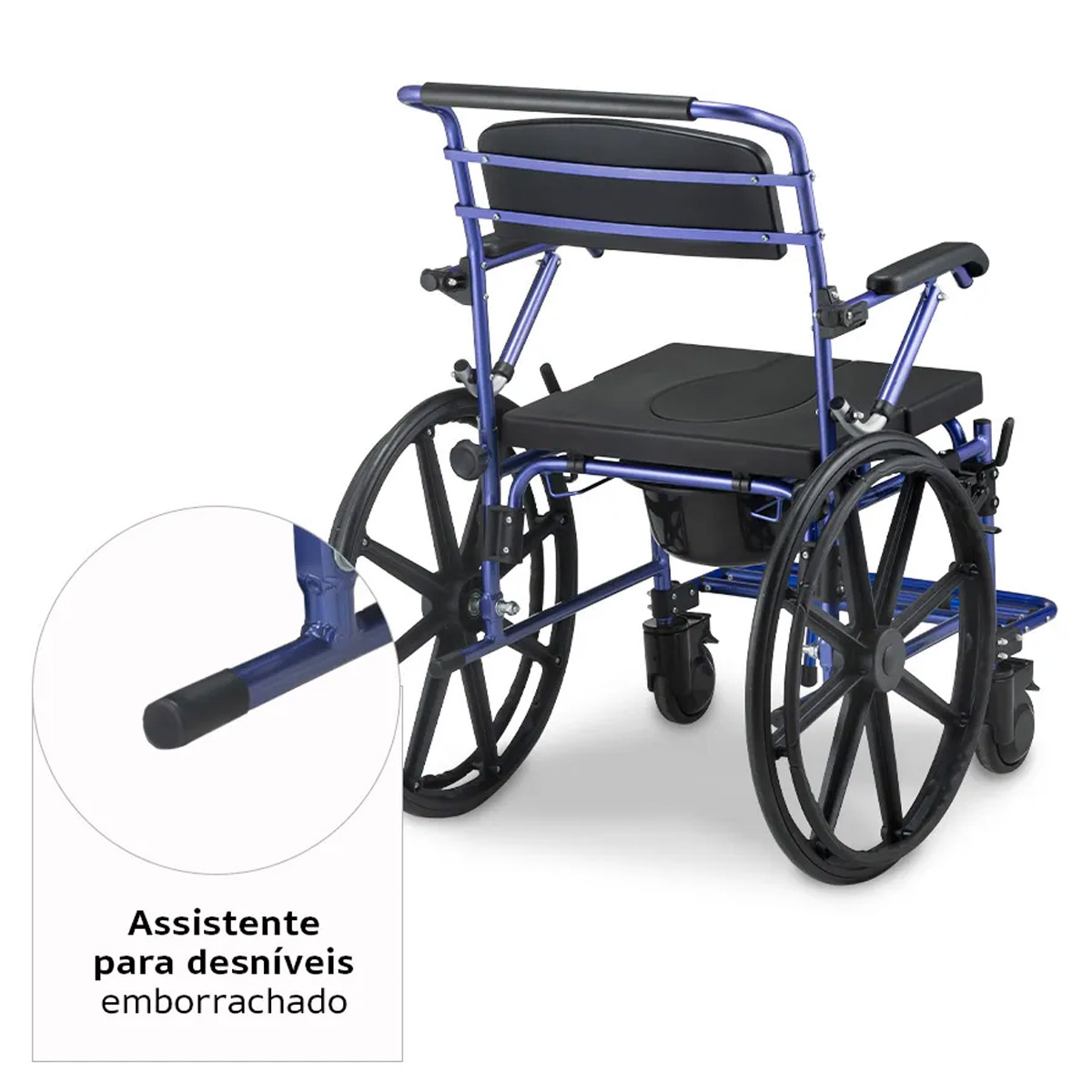 Cadeira de Banho Higienização Obeso 200kg D70 Dellamed