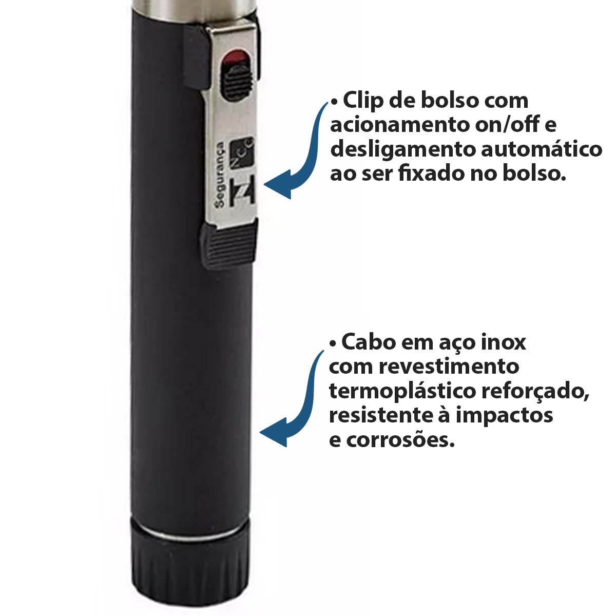 Otoscópio MD 2.5V Omni 3000 Xenon Halógena Fibra Óptica com Estojo Macio