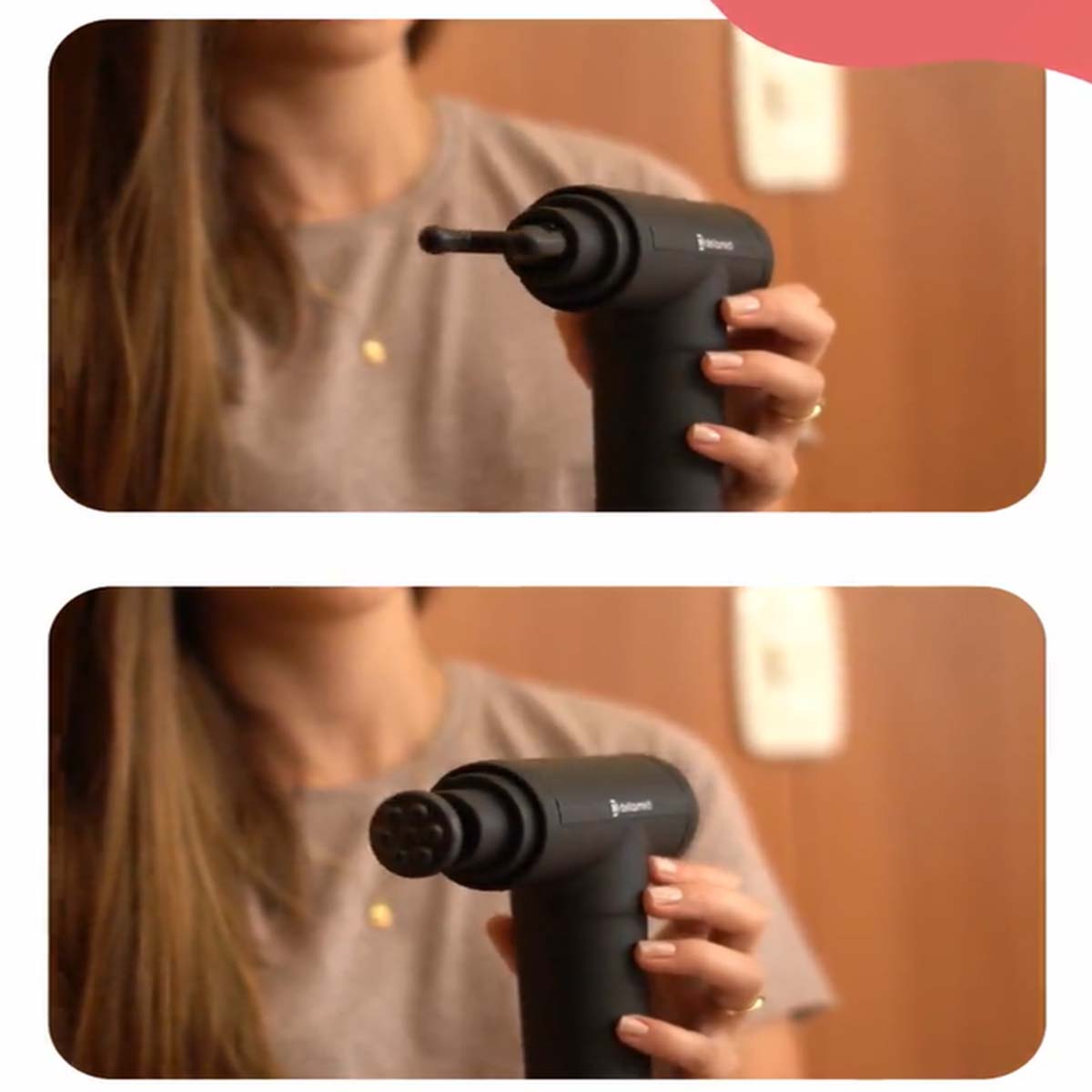 Pistola Massageadora Recarregável Dellamed