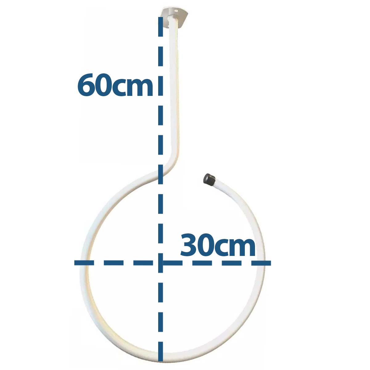 Suporte Individual Para Bola de Pilates Aro Metálico